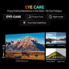 coocaa Frameless 138 cm (55 inch) Frameless QLED Ultra Smart Google TV 55Y74 Pro