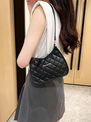 SYGA Women's Embroidered Armpit Handbags Fashion Black Versatile Shoulder Bag