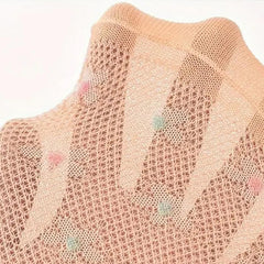 MOMISY 5 Pairs Baby Girl Boys Tube Socks Toddlers Infant Solid Color Boat Spring and Autumn Socks Stretch Baby Sock - Multicolor (IN, Age, 8 Years, 12 Years, Net Flower)