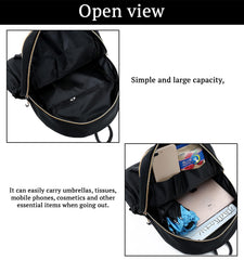 SYGA Women's Bags Backpacks Fashion Simple And Versatile Oxford Cloth Women's Bags(Black)