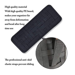 SYGA Cable Organizer Sheet, Criss-Crossing Grid Travel Gadgets Management Case for Hard Drive/Power Bank/Charging Cords Organizer Board