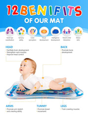 SYGA Inflatable mat for Babies and Children, Thick, for Play, Toy, Educational Activities Center, for Babies and Children