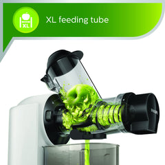 Philips Viva Collection Masticating juicer HR1887/81 XL Tube, 70 mm Quick Clean