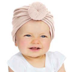 SYGA Unisex Cotton Turban Hat (Pack Of 1) (TurbonHeadWrap_Black_Black_S)