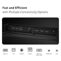 acer 126 cm (50 inches) V PRO Series 4K Ultra HD Smart QLED Google TV AR50QDQGR2851AD