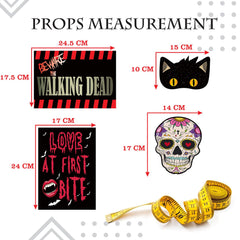 SYGA Set of 22 Halloween Party Photo Booth Props