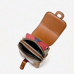 MOMISY Mobile Phone Crossbody Sling Bag, Multi-colour Leather Card Holder Wallet shoulder bag