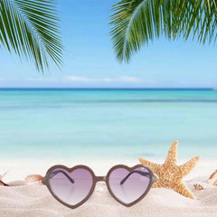 SYGA Children's Cute Heart Shaped Goggles Boys and Girl Baby UV Protection Glasses Baby Children's Polarized Sunglasses - Dark Coffee
