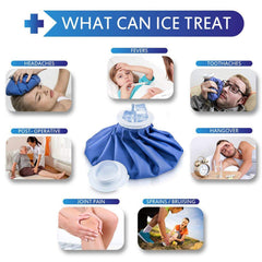 SYGA 6 inch Blue Hot and Cold Massage bag, Reusable Ice Bag