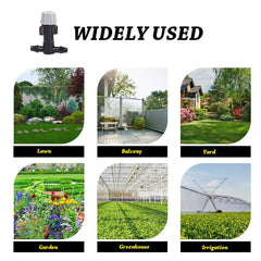 SYGA Sprinkler Heads Nozzle Tee Joints for Misting Watering 20pcs