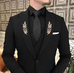 SYGA Leaf Brooch For Men And Women Brooch Pin For Shirts, Sweaters, Collar Pins, Collar Buttons(Silver)