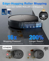ECOVACS DEEBOT X11 OmniCyclone Robot Vacuum & Mop, Sep 2025 Launch, PowerBoost Charging, OZMO Roller 2.0 Instant Self-Washing Mop, 19500Pa Blast Suction, Bagless OmniCyclone Station (X11 OmniCyclone)
