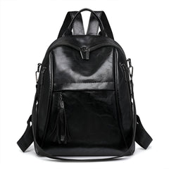 SYGA Multi-Pocket Women's Backpack | Travel & Casual Backpack with Tassel Charm