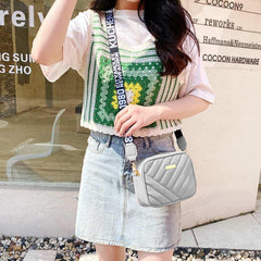 SYGA ladies Bag Rhombus Crossbody Bag Women's Red Storage Bag Shoulder Mobile Phone Bag