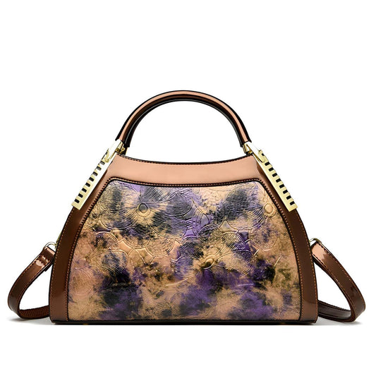 SYGA Elegant Women Printed Shell Handbag – Stylish Crossbody & Shoulder Bag With Zipper Closure