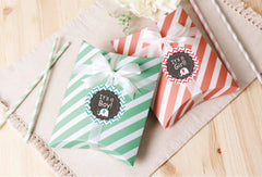 SYGA Set of 50 It's A Girl! Label Party Favor Bags for Baby Shower Party