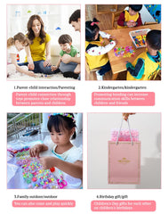 SYGA Beads for Kids Crafts Children's Jewelry Making Kit DIY Bracelets Necklace Hairband and Rings Craft Kits Birthday for 4, 5, 6, 7-Year-Old Little Girls-Multicolor (DIYBeadsSet-11)