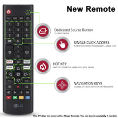 LG 164 cm (65 inches) UA82 Series 4K Ultra HD Smart webOS LED TV 65UA82006LA