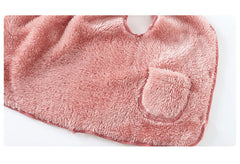 MOMISY Unisex Baby Girls Boys Faux Fur Sleeveless Vest Coat Lightweight V-Neck Short Gilet for Toddler (1 to 2 Years, Pink)