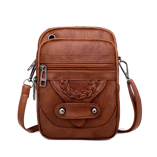 SYGA Women's Pu Leather Material With Western Style Pattern, Sling Bag