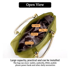 SYGA Gloosy versatile patent leather women's bags, texture and personality, portable Handbag, crossbody bag(YELLOW)