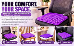 DEVAR Silicone Gel Seat Cushion, Rectangular