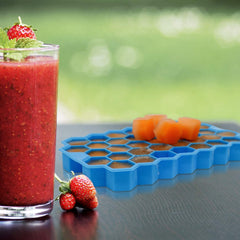SYGA Soft Honeycomb Ice Cube Trays Silicone Ice Mould (Random Color)