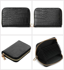 SYGA Women's Card Holder Coin Purse Multi-Card Slot Pu Pickup Case Zipper Small Wallet Driver's License Bag