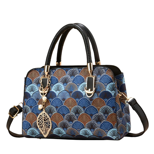 SYGA Women Stylish Tote Bag with Contrasting Colors – Medium Capacity Daily Shoulder Handbag