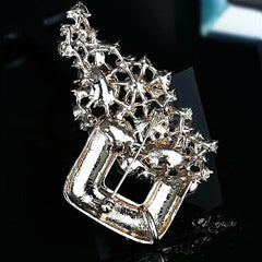 SYGA Brooch Pin Fashion Crystal Rhinestone Jewellery Pin Vintage Clothing Accessories Decoration Diamond-Encrusted Colorful Brooches For Women- S227
