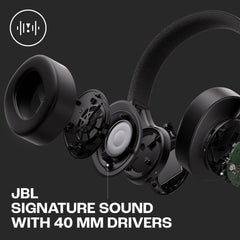 JBL Live 770NC True Adaptive Noise Cancellation Headphones Wireless Over Ear, Spatial Sound, 65Hrs Playtime, Speed Charge, Multipoint Connect & Personi-Fi 2.0, Customized EQ, Google Fast Pair, Black