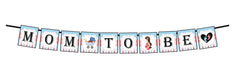 SYGA Mom to Be Banner for Baby Shower Decorative Party Photo Props Banner