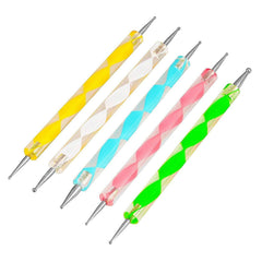 SYGA 5 Pcs Nail Decoration Sticks Nail Dotting Pen