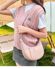 SYGA Sweet And Versatile Pink Armpit Bag Women's Bag Nice Design Shoulder Bag