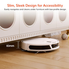 ILIFE V20 Robot Vacuum Cleaner with SoF Laser Navigation, 5000Pa Suction, 2-in-1 Vacuum & Mop, Customized Cleaning, Ideal for Pet Hair and All Floor Types, App, Alexa, Google Home & Remote Control