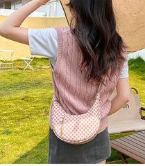 SYGA Sweet And Versatile Pink Armpit Bag Women's Bag Nice Design Shoulder Bag