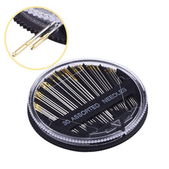 SYGA Round-Shaped Needles, 30-Count Assorted Hand Sewing Needles