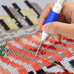 SYGA 1 Set Magic Embroidery Needle Pen Embroidery Needle Weaving Tool Fancy