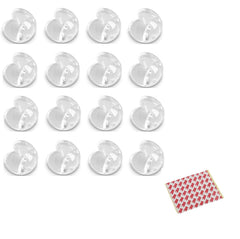 SYGA Set of 16 Transparent Round Baby Safety Corner Gaurd Baby Proofing Corner Protector