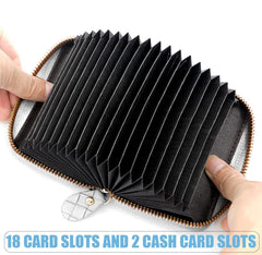 SYGA Simple Card Holder for Women, Large Capacity, Multiple Card Slots All-in-One Wallet