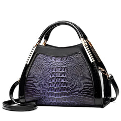 SYGA Women's Shell Handbag Elegant Purse with Contrast Detail & Shoulder Strap