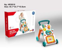 SYGA Seat Stand Educational Toys Baby Walkers Children's Musical First Steps Baby Walkers Riding Outdoors Sports Toys with Balance for Children Development