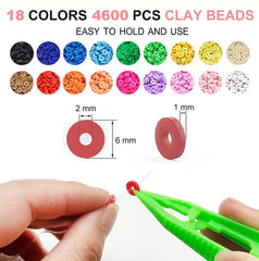 SYGA Beads for Kids Crafts Children's Jewelry Making Kit DIY Bracelets Necklace Hairband and Rings Craft Kits Birthday for 4, 5, 6, 7-Year-Old Little Girls-Multicolor (DIYBeadsSet-35)