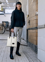 SYGA Women's Bag Single Shoulder Crossbody Bag Letter Wrist Bag(White)