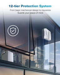 ECOVACS Winbot W2 Pro Omni Portable Window Cleaning Robot,Intelligent Cleaning with Three-Nozzle Wide-Angle Spray Technology,Win SLAM 4.0 Path Planning,Deep Edge Cleaning,5500Pa Suction Power,White