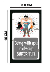 SYGA Set of 8 Father's Card for Dad is The Best - Birthday,Anniversary,Father Day Gift for Father