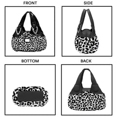 SYGA Women's Printed PU Leather Hobo Bag, Multiple Colors and Patterns, Crossbody Shoulder(LEOPARD PRINT)