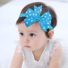 SYGA 3 Pcs Baby Girl Headband Strechable Bow Crown Flower Soft Hairband Suitable For 0-3 Years (Color 11)