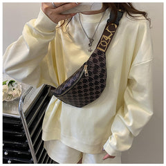 SYGA Pu Small Bag Foreign Style Fashion Shoulder Messenger Bag Light and Simple Ladies Chest Bag(Brown)