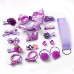 SYGA Cotton Small Princess Safety Clip for Girls (Light Grey)